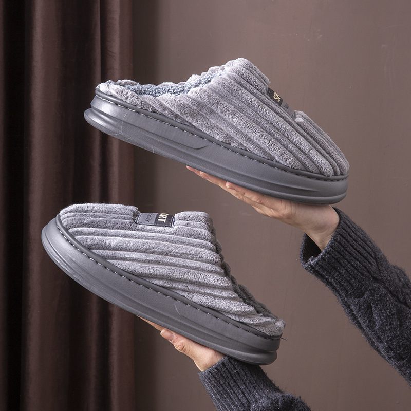 Sandal Pria Bergaris Bahan Sue - Insole Memory Foam ulasan dan harga