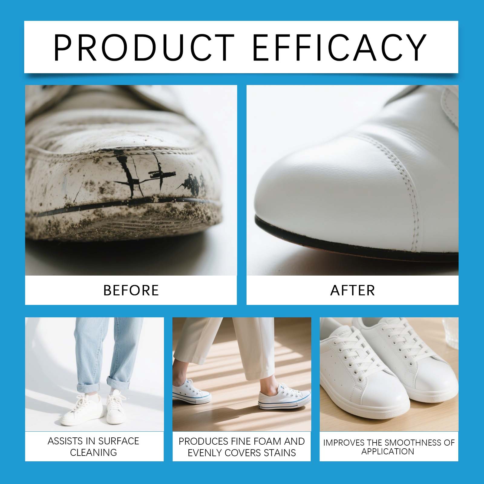 Krim Pembersih Sepatu Putih Pe - Sneaker Protector Spray ulasan dan harga