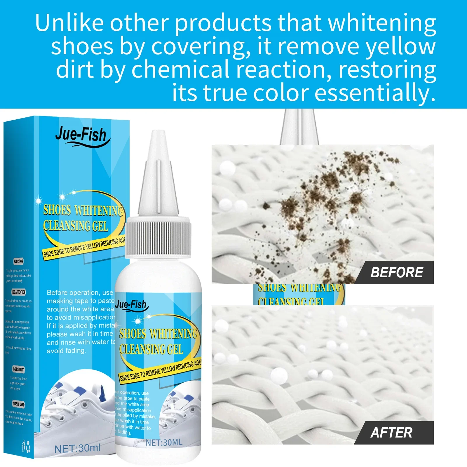 Putih sepatu Gel pembersih nod - Sneaker Protector Spray ulasan dan harga