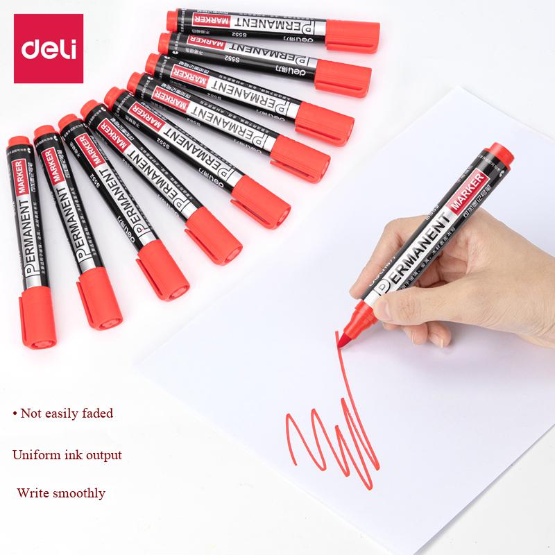 10 Buah Set Spidol Deli S552 D - Midsole Marker Paint ulasan dan harga